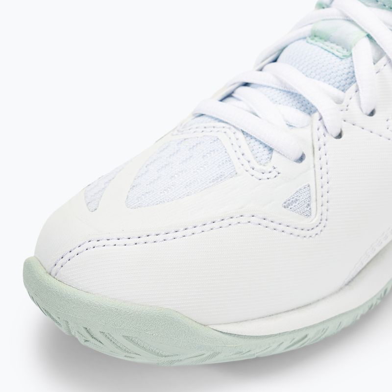 Buty do siatkówki dziecięce Mizuno Lightning Star Z7 JR white/gridge/patinagreen 7