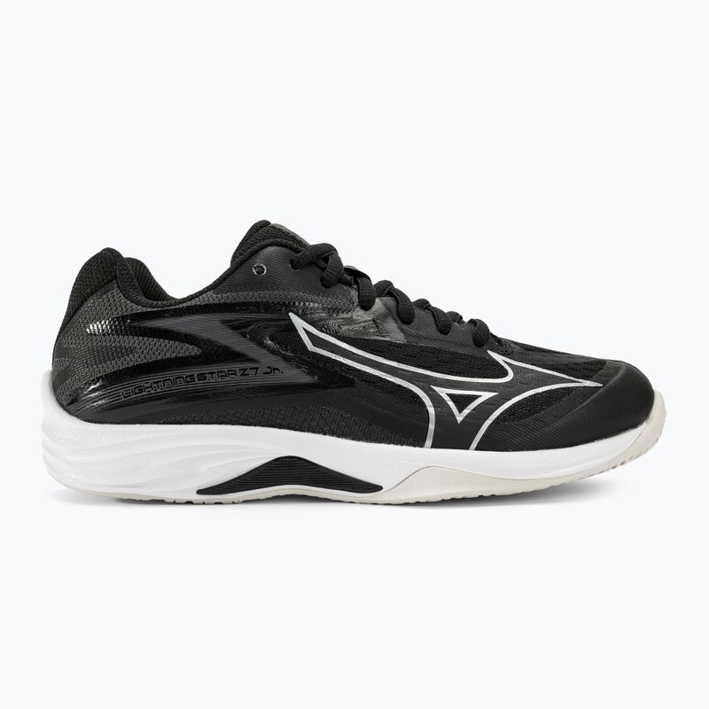 Buty do siatkówki dziecięce Mizuno Lightning Star Z7 Jr black/silver 2