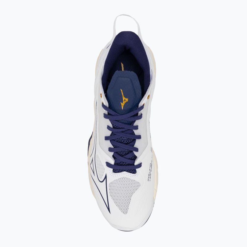 Buty do piłki ręcznej Mizuno Wave Mirage 5 white/bribbon/mp gold 5