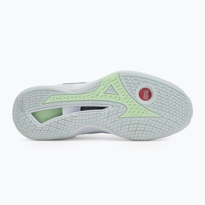 Buty do piłki ręcznej damskie Mizuno Wave Stealth Neo heather/white/neo lime 4