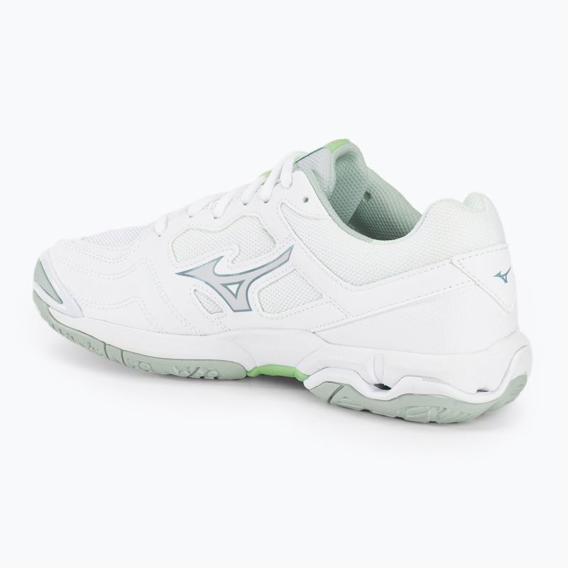 Buty do piłki ręcznej damskie Mizuno Wave Phantom 3 white/glacial ridge/patinagreen 3