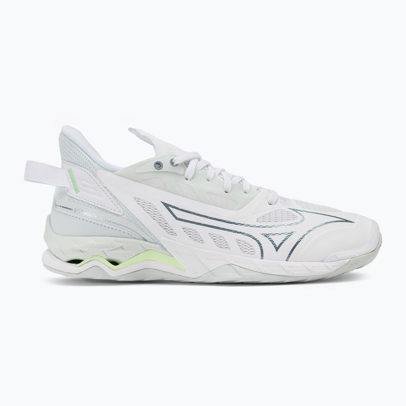 Buty do piłki ręcznej damskie Mizuno Wave Mirage 5 white/glacial ridge/patinagreen 2