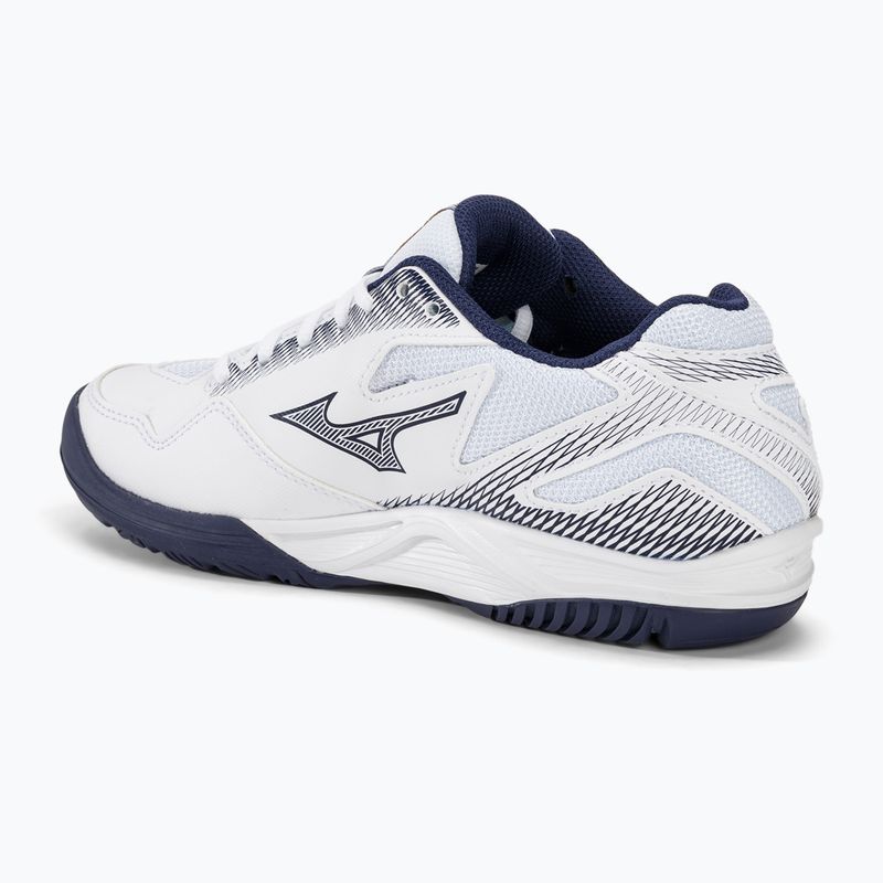 Buty do piłki ręcznej dziecięce Mizuno Stealth Star 2 Jr white/blueribbon/mpgold 3