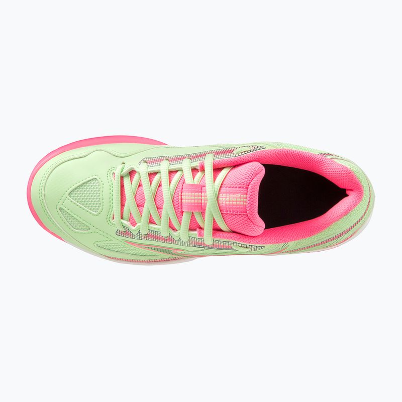 Buty do padla damskie Mizuno Break Shot 4 Padel patina green/high vis pink/white 3