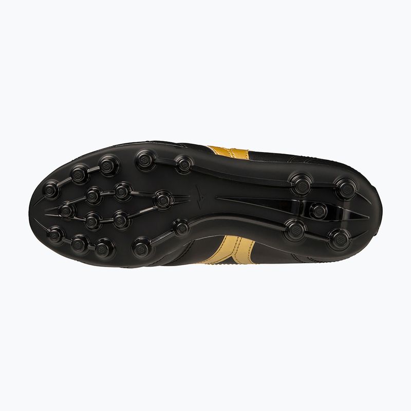 Buty piłkarskie dziecięce Mizuno Morelia II Club Jr AG black/gold/dark shadow 5