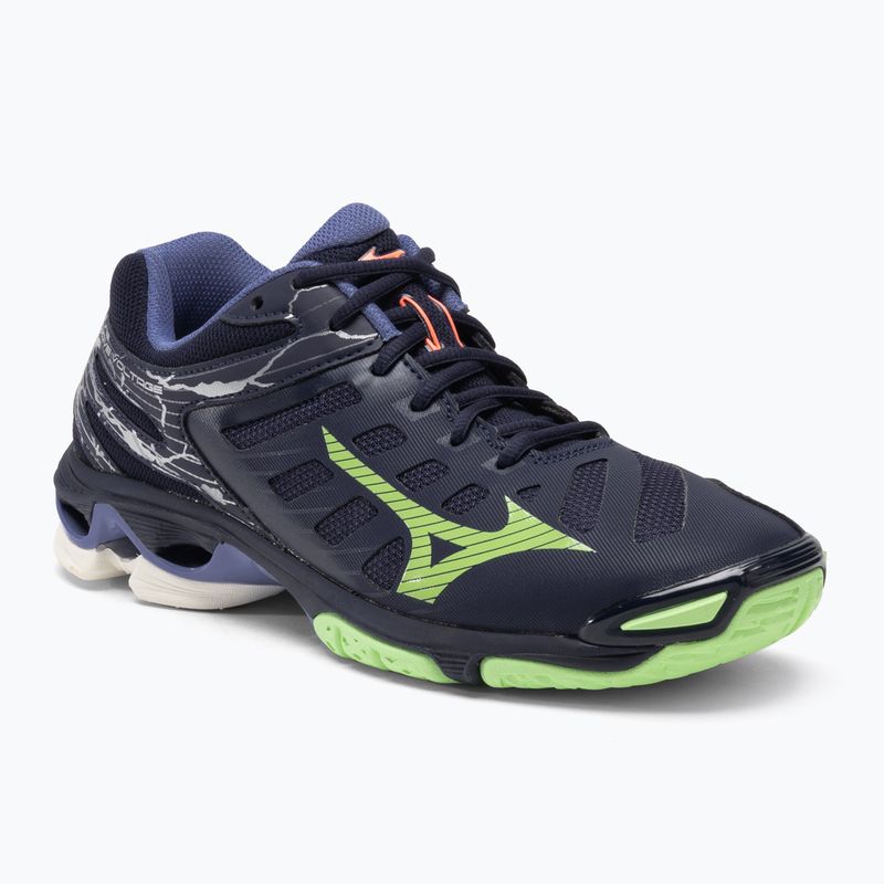 Buty do siatkówki Mizuno Wave Voltage evening blue/tech green/lolite