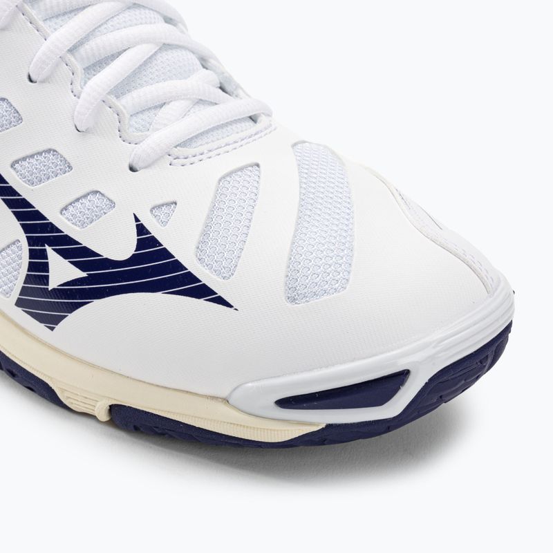 Buty do siatkówki Mizuno Wave Voltage white/blue ribbon/mp gold 9