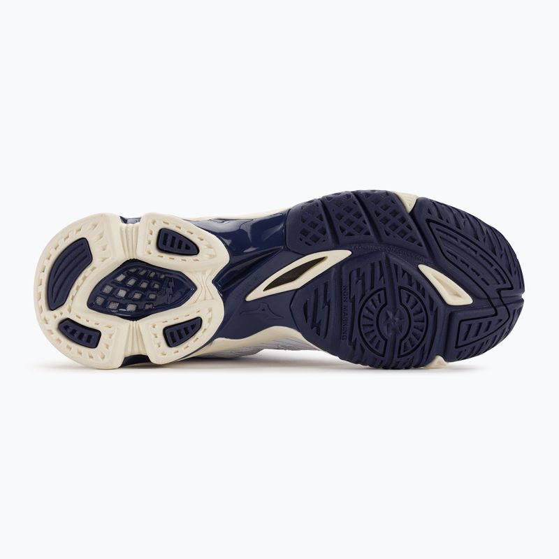 Buty do siatkówki Mizuno Wave Voltage Mid white/blue ribbon/mp gold 6