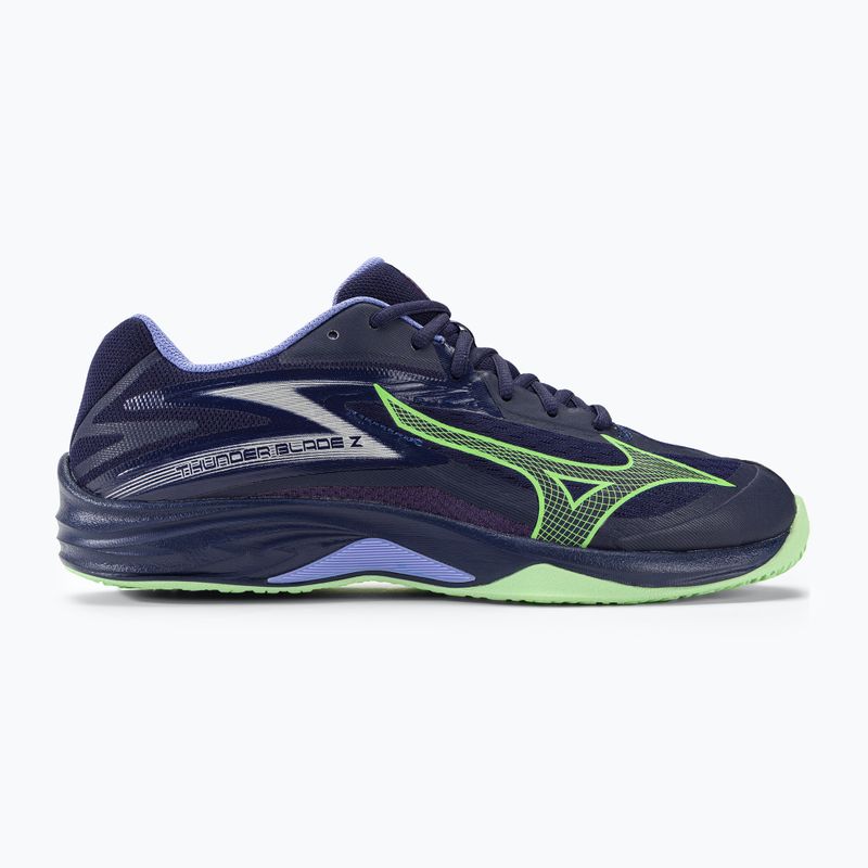 Buty do siatkówki męskie Mizuno Thunder Blade Z evening blue/tech green/ olite 2