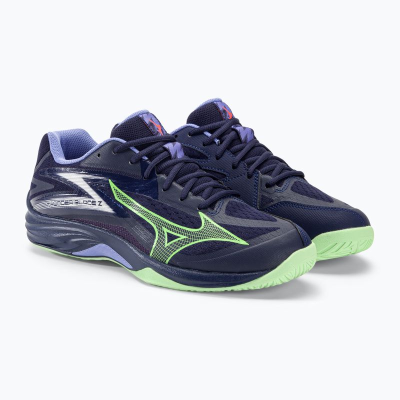 Buty do siatkówki męskie Mizuno Thunder Blade Z evening blue/tech green/ olite 5