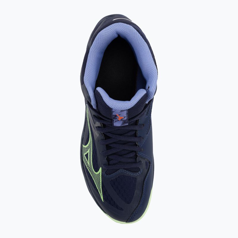 Buty do siatkówki męskie Mizuno Thunder Blade Z Mid evening blue/tech green/lolite 7