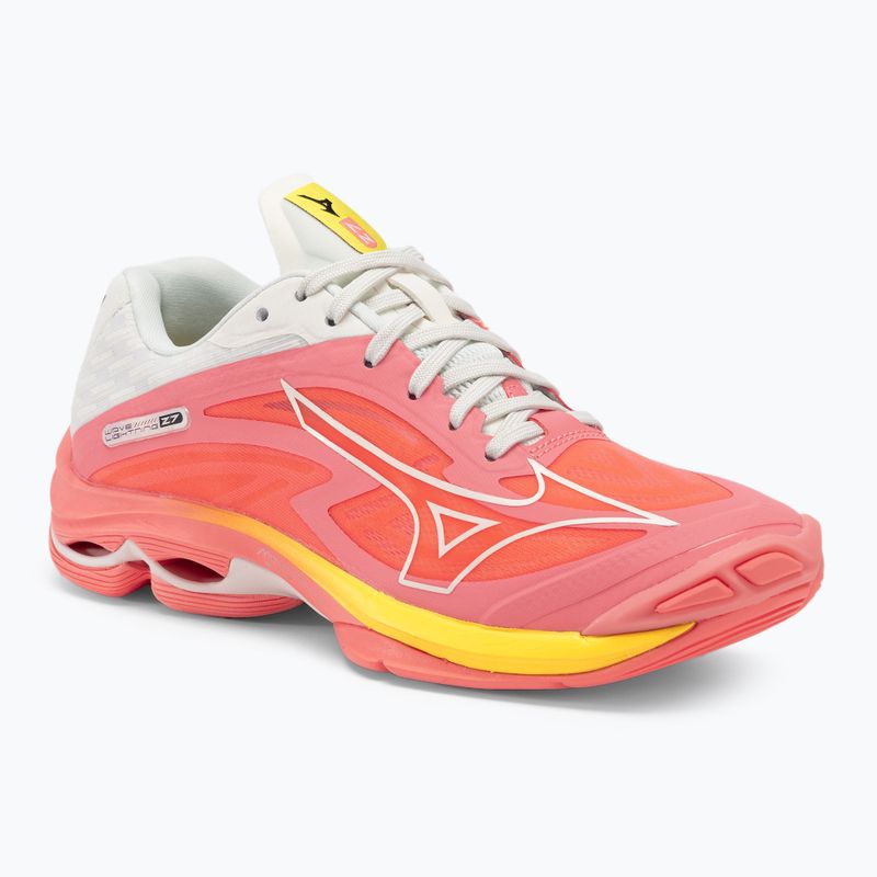 Buty do siatkówki damskie Mizuno Wave Lightning Z7 candycoral/black/ bolt2neon