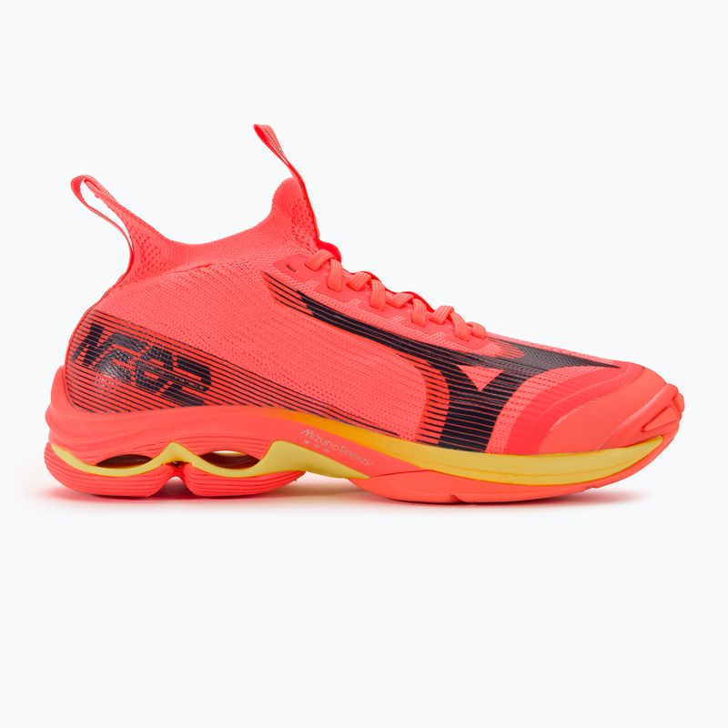 Buty do siatkówki Mizuno Wave Lightning Neo 2 neon flame/black/bolt2 2
