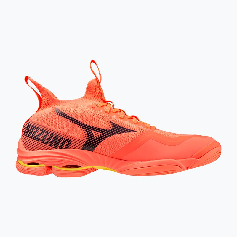 Buty do siatkówki Mizuno Wave Lightning Neo 2 neon flame/black/bolt2 3