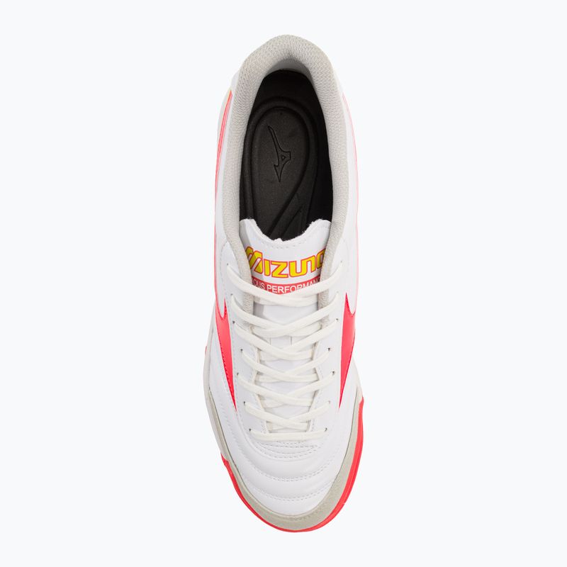 Buty piłkarskie męskie Mizuno Morelia Sala Classic IN white/flery coral2/bolt2 6