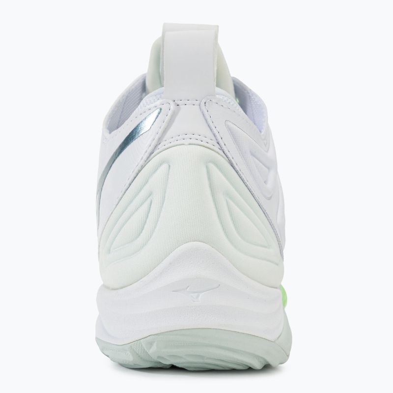 Buty do siatkówki damskie Mizuno Wave Momentum 3 Mid white/glacial /pantinagreen 6