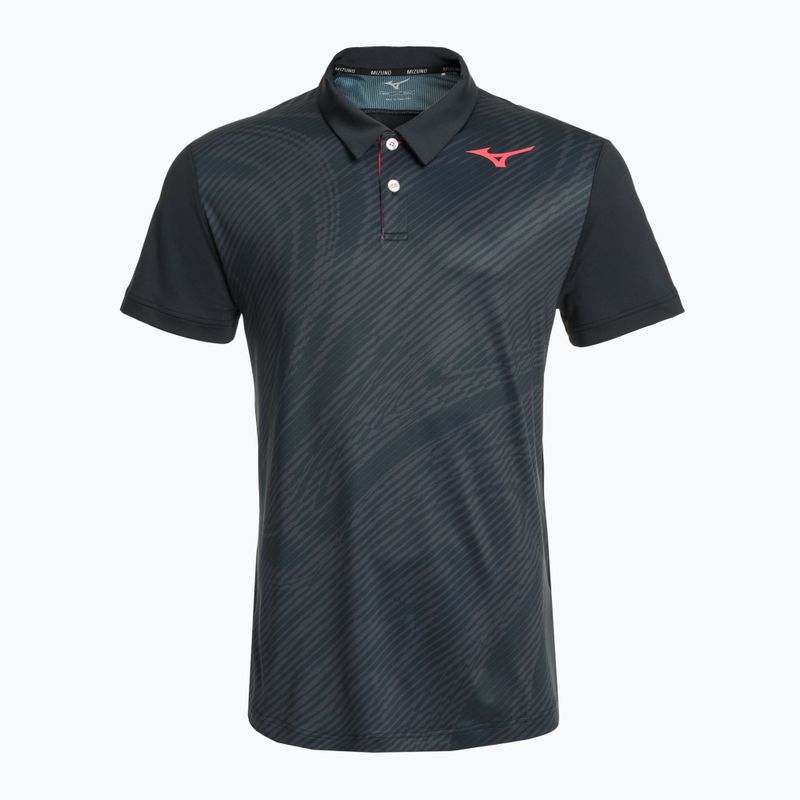 Koszulka polo tenisowa męska Mizuno Charge Shadow Polo black