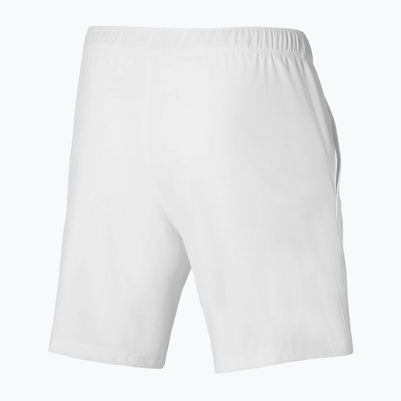 Spodenki tenisowe męskie Mizuno 8 in Flex Short white 2