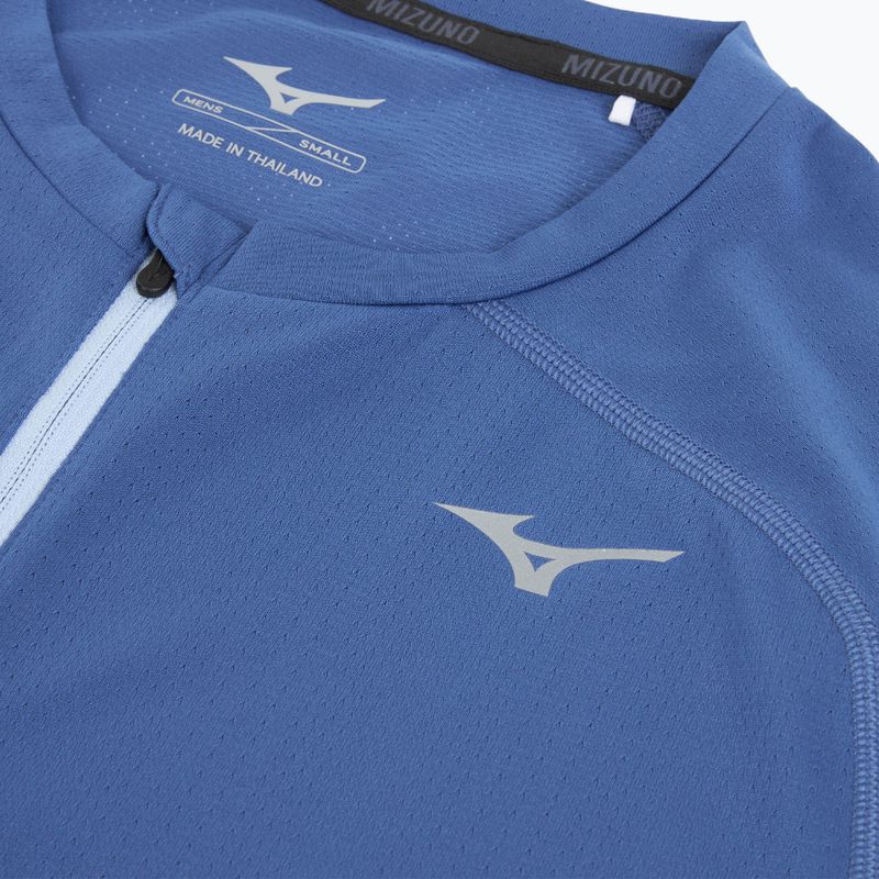 Koszulka do biegania męska Mizuno Trail DryAeroFlow Half Zip Tee federal blue 3