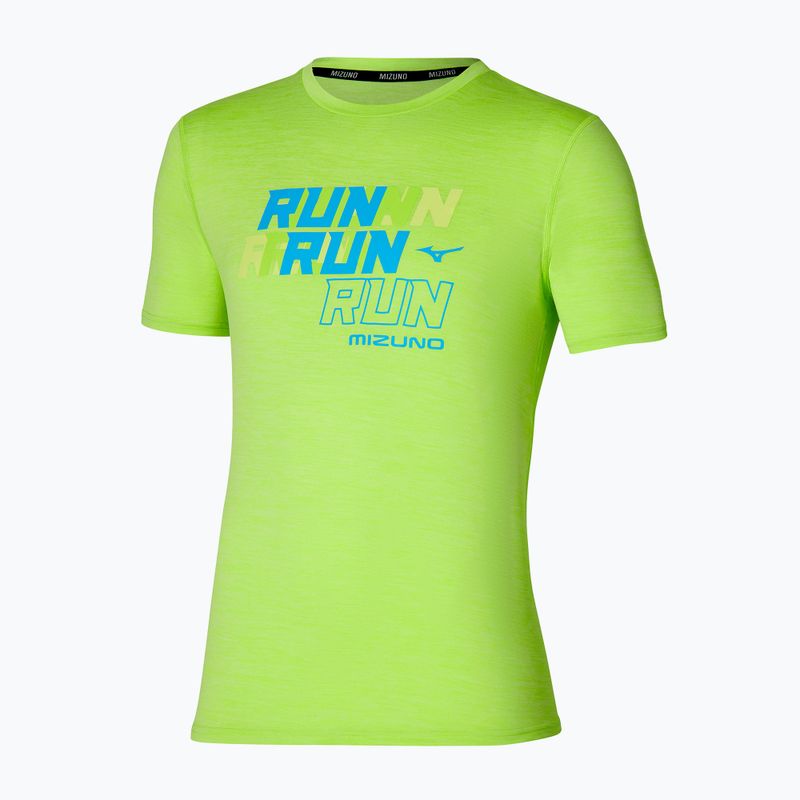 Koszulka do biegania męska Mizuno Core Run Tee lime