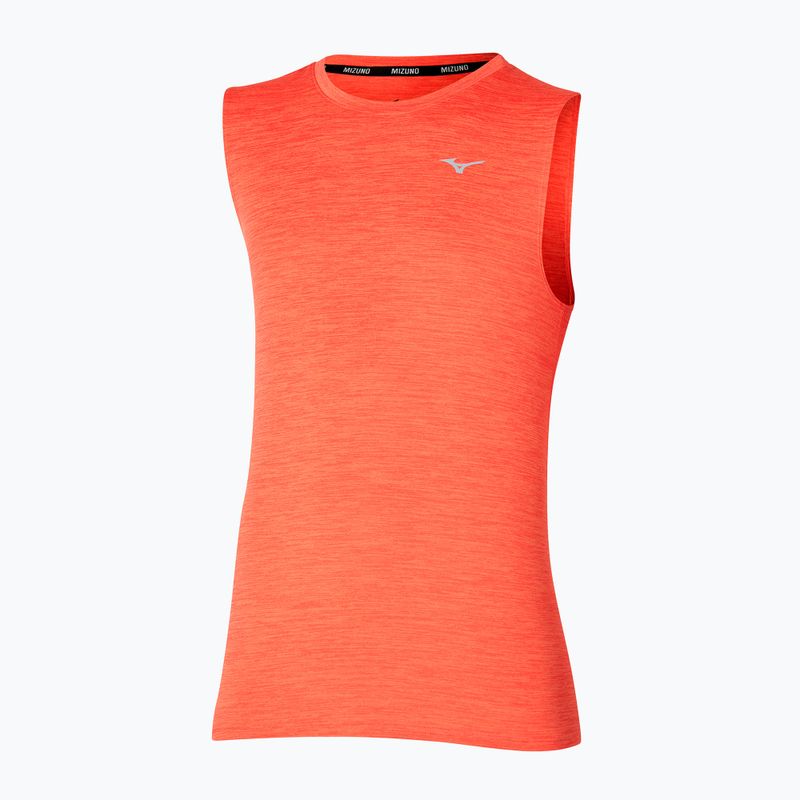 Tank top do biegania męski Mizuno Impulse Core nasturtium