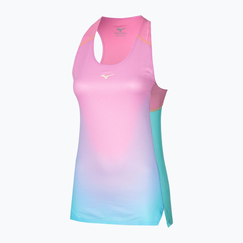 Tank top do biegania damski Mizuno Aero Tank blue glow