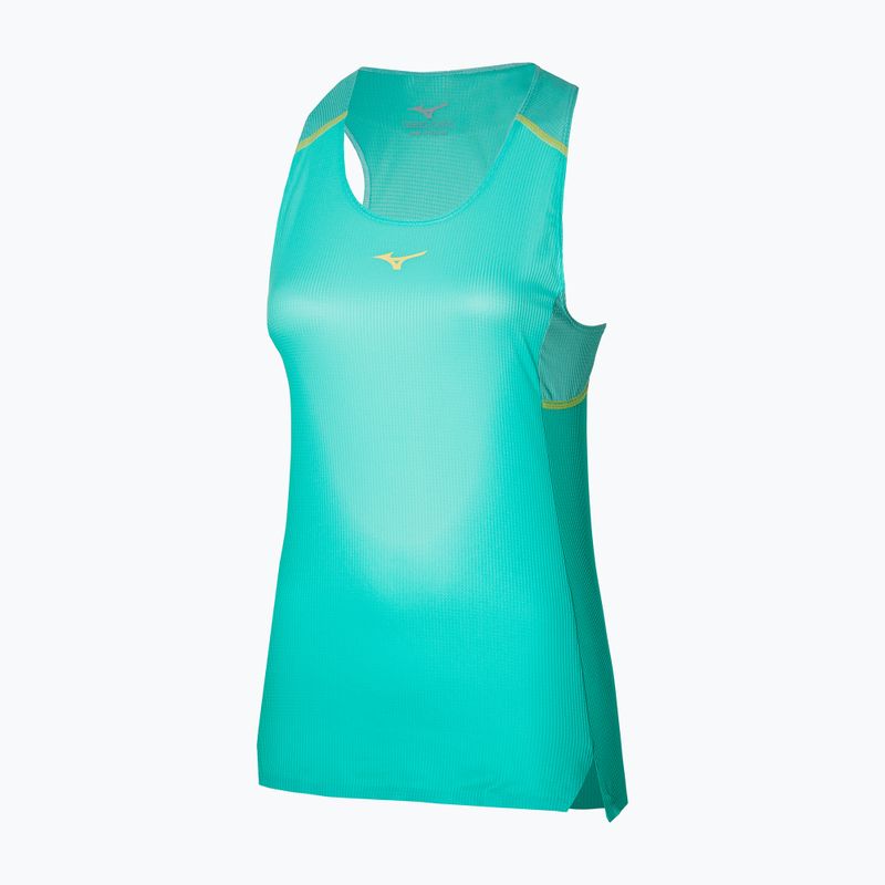 Tank top do biegania damski Mizuno Aero Tank blue turquoise