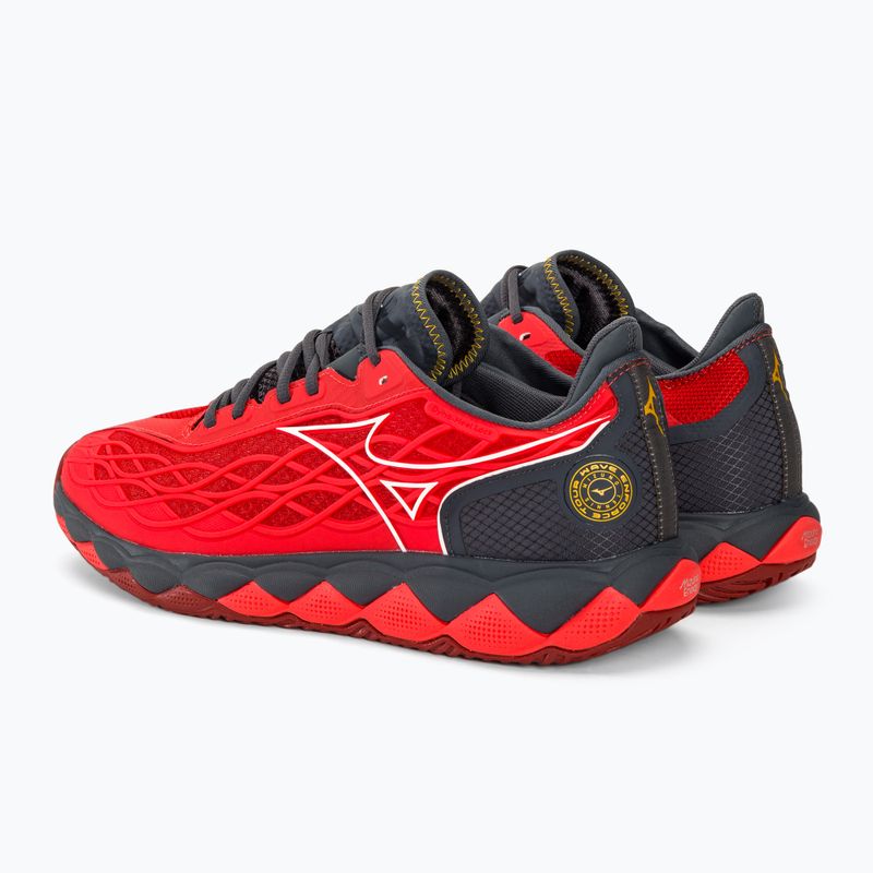 Buty do tenisa męskie Mizuno Wave Enforce Tour AC radiant red/white/ebony 4