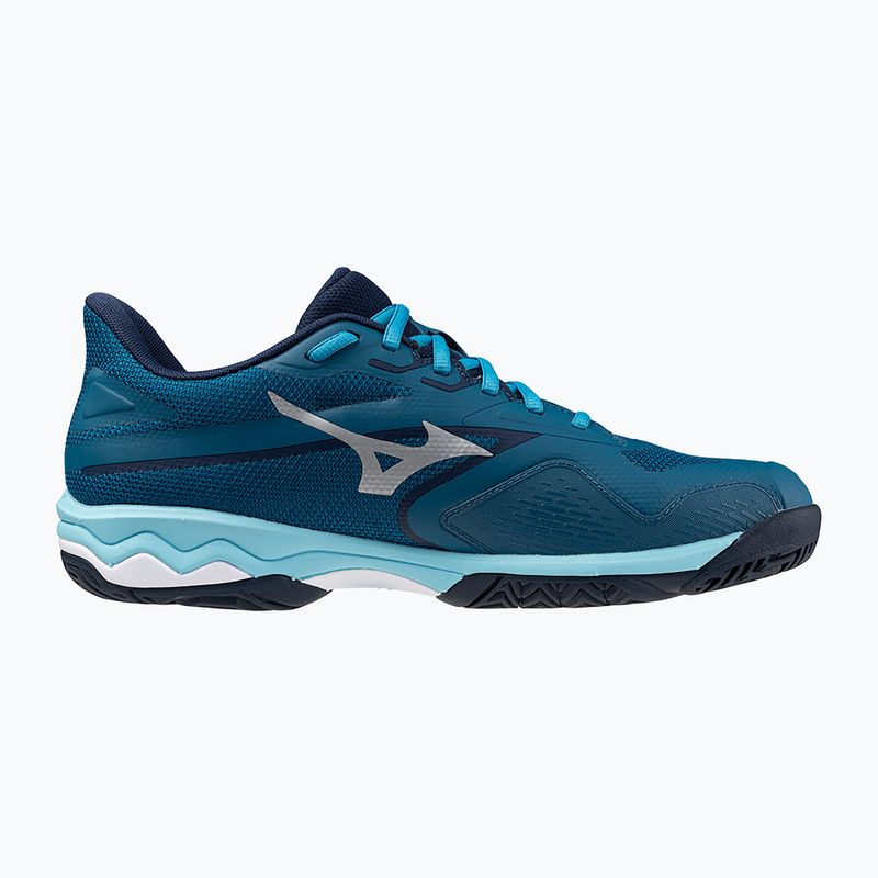 Buty do tenisa męskie Mizuno Wave Exceed Light 2 AC moroccan blue/white/bluejay 9