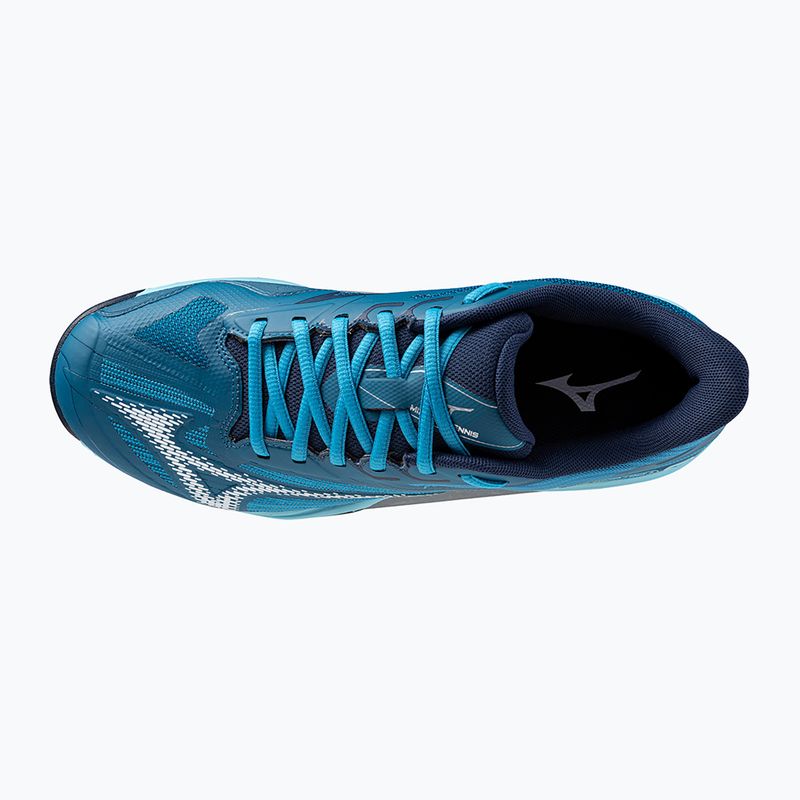 Buty do tenisa męskie Mizuno Wave Exceed Light 2 AC moroccan blue/white/bluejay 11