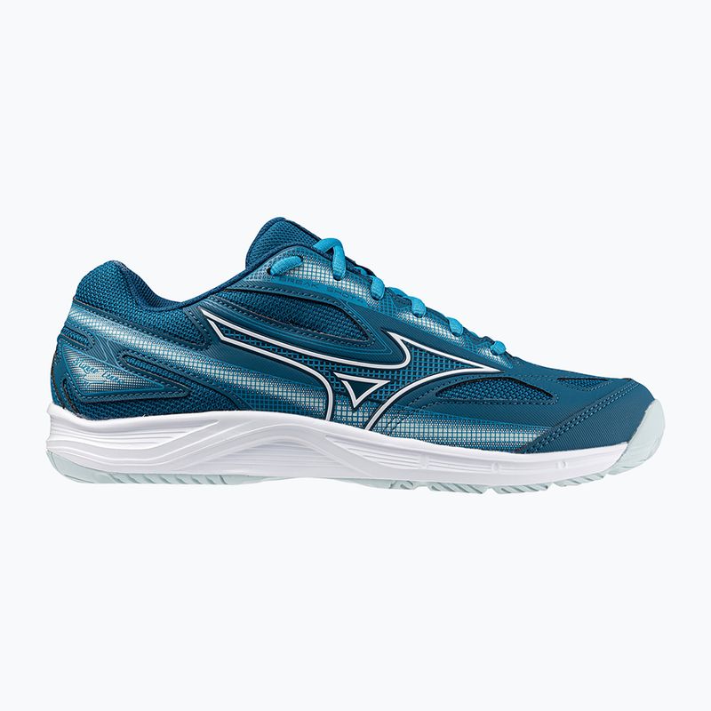 Buty do tenisa Mizuno Break Shot 4 AC moroccan blue / white / blue glow 8