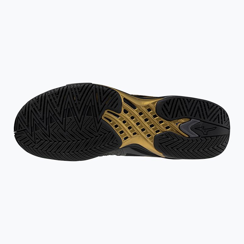 Buty do tenisa męskie Mizuno Wave Exceed Tour 6 AC iron gate/gold/black 9