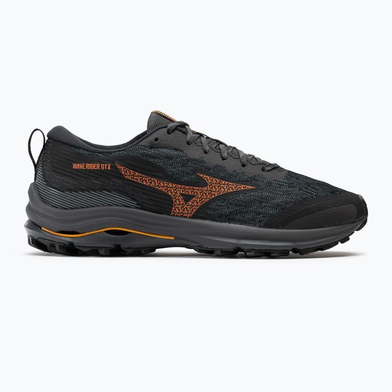 Buty do biegania męskie Mizuno Wave Rider GTX black/nasturtium/carrot curl 2