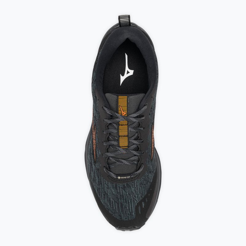 Buty do biegania męskie Mizuno Wave Rider GTX black/nasturtium/carrot curl 5