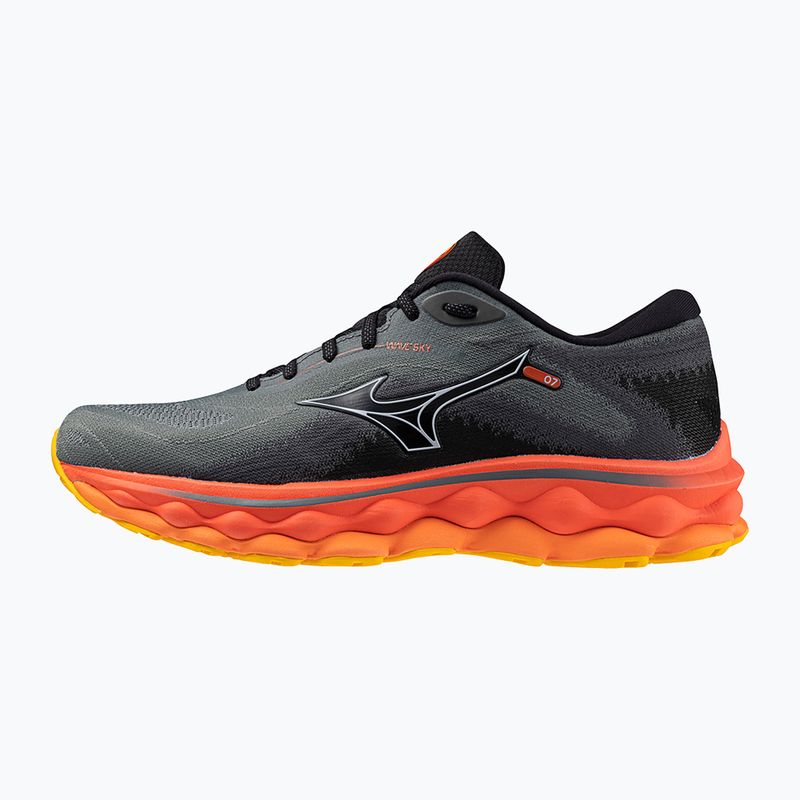 Buty do biegania męskie Mizuno Wave Sky 7 turbulence/nickel/hot coral 4