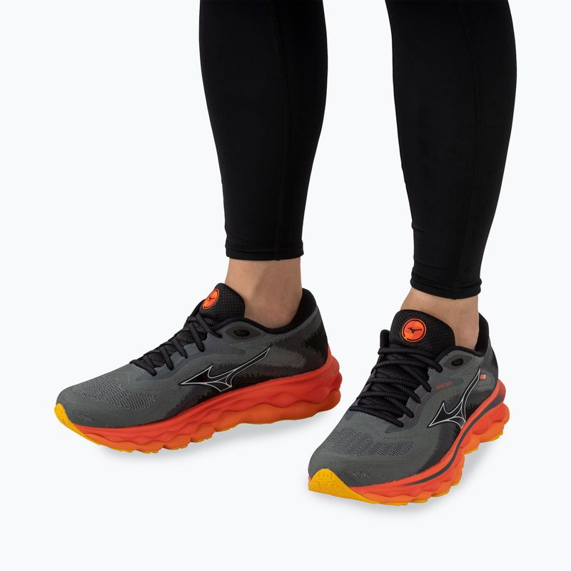 Buty do biegania męskie Mizuno Wave Sky 7 turbulence/nickel/hot coral 3