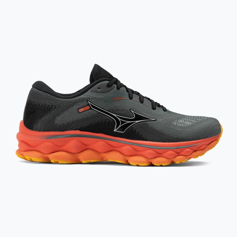 Buty do biegania męskie Mizuno Wave Sky 7 turbulence/nickel/hot coral 2