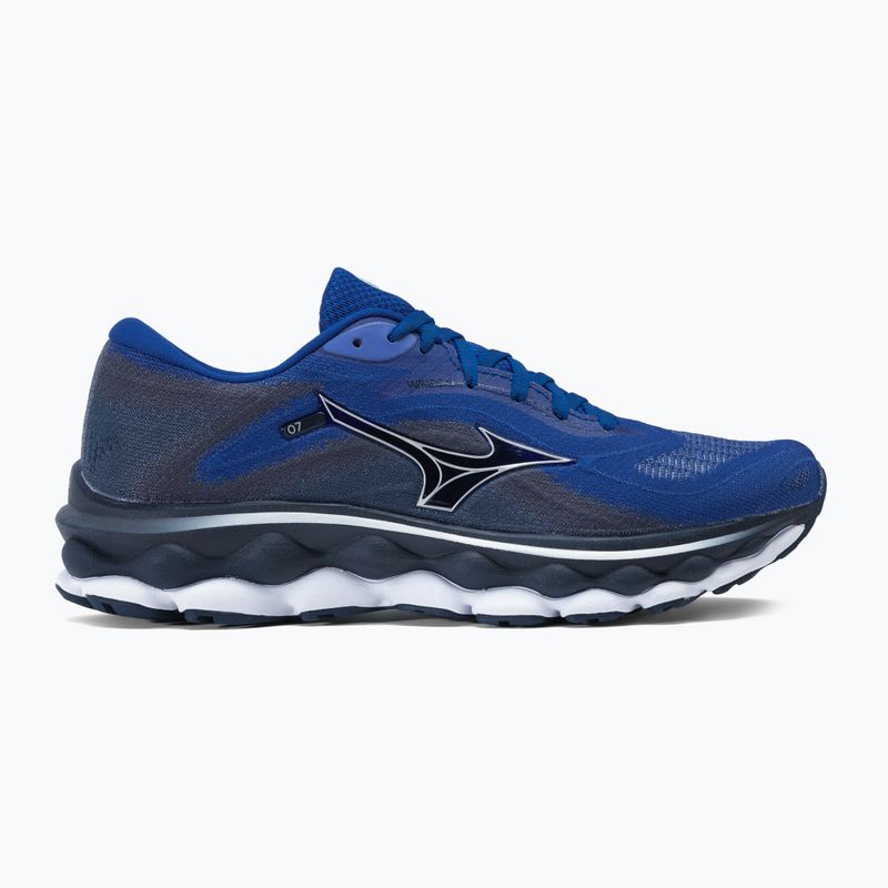 Buty do biegania męskie Mizuno Wave Sky 7 surf the web/silver/dress blues 2