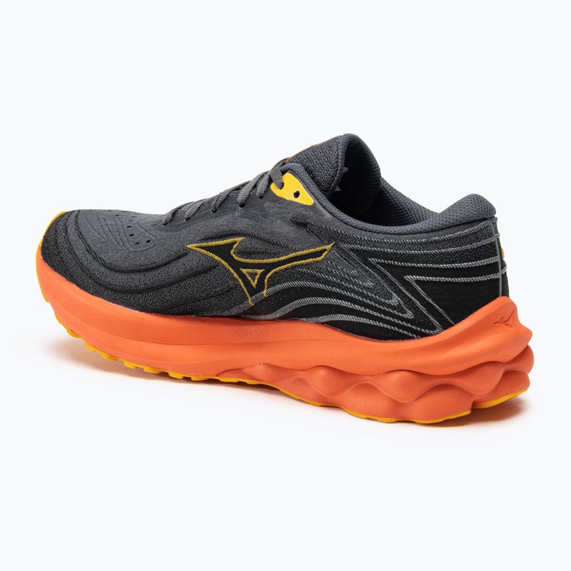 Buty do biegania męskie Mizuno Wave Skyrise 5 turbolence/ citrus/nasturtium 3