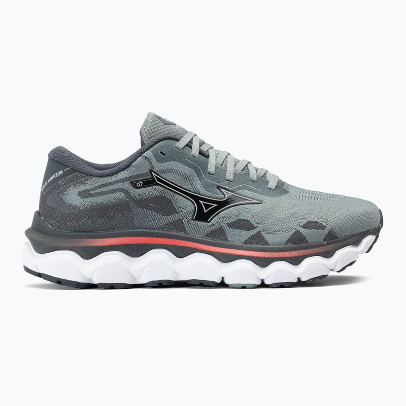 Buty do biegania męskie Mizuno Wave Horizon 7 lead/nickel/cayenne 2