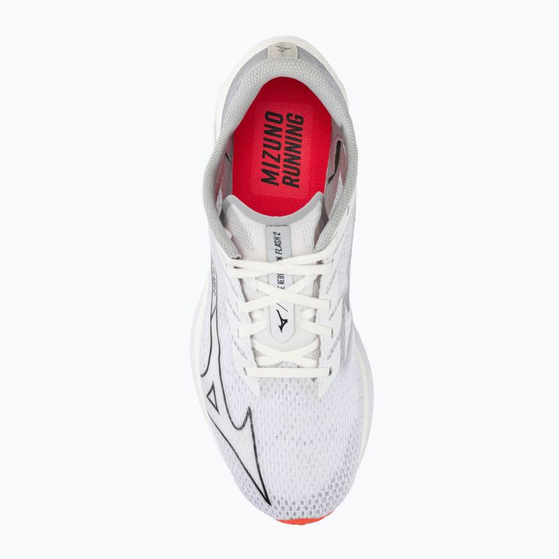 Buty do biegania męskie Mizuno Wave Rebellion Flash 2 white/black/harbor mist 5