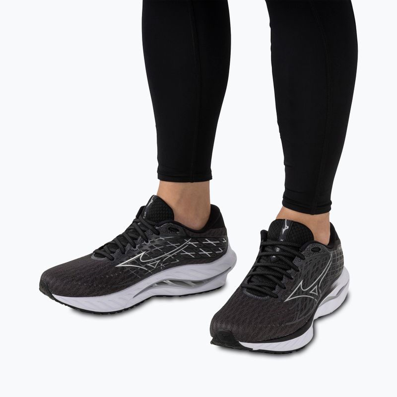 Buty do biegania męskie Mizuno Wave Inspire 20 ebony/white/black 4