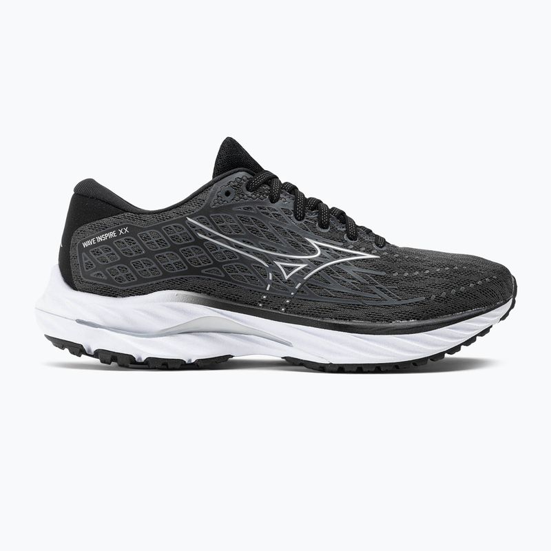 Buty do biegania męskie Mizuno Wave Inspire 20 ebony/white/black 2