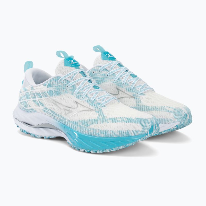 Buty do biegania Mizuno Wave Inspire 20 SP white/silver/blue glow 4