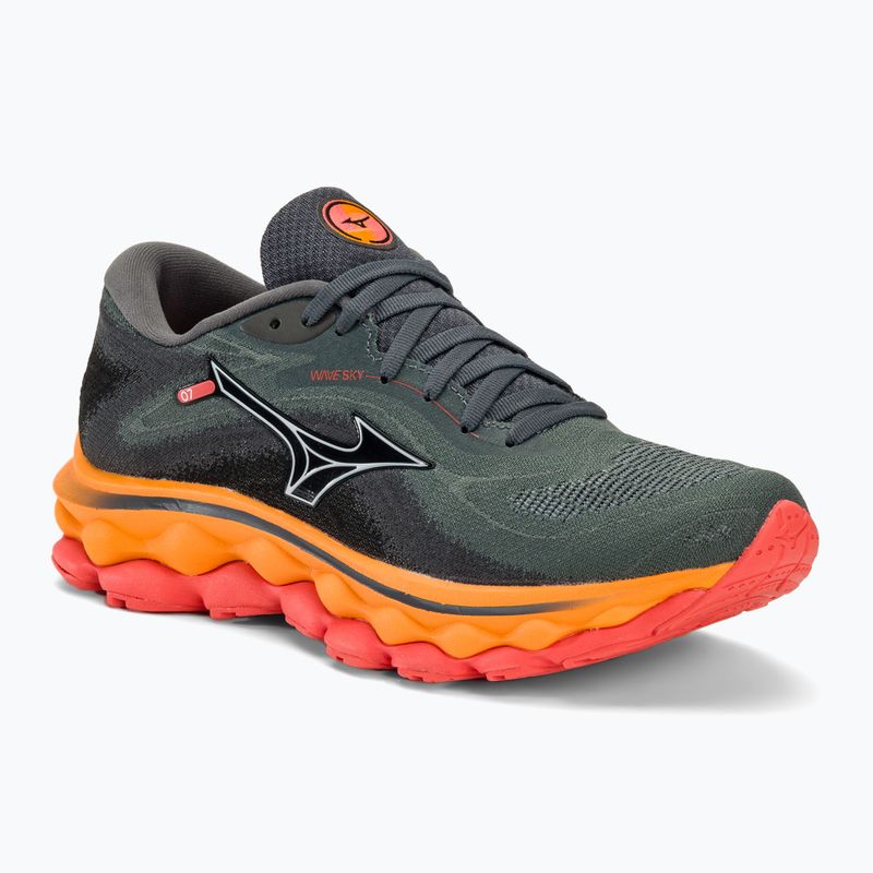 Buty do biegania damskie Mizuno Wave Sky 7 turbulence/white/carrot curl