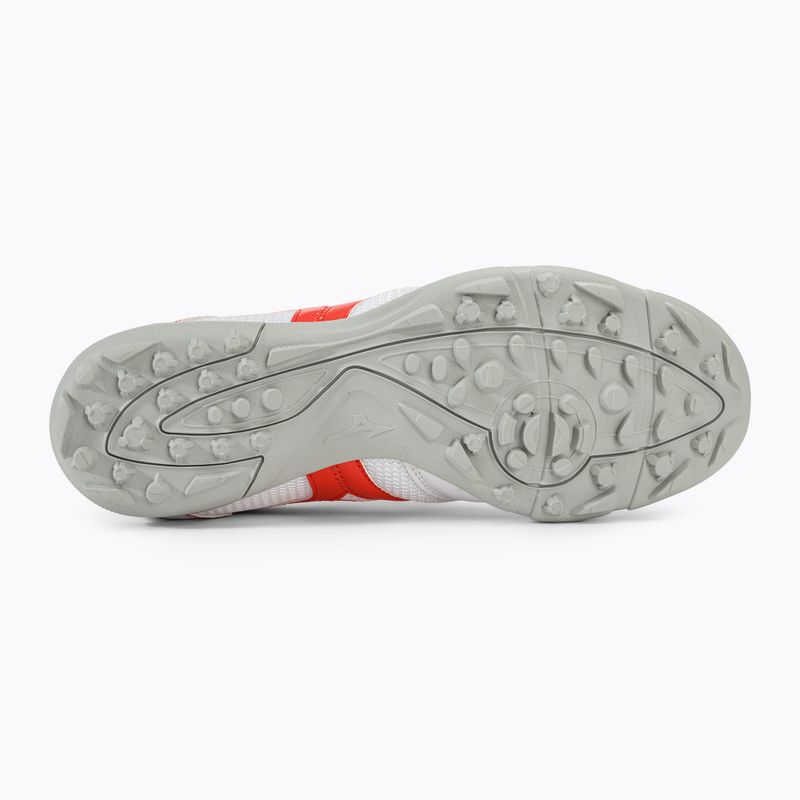 Buty piłkarskie dziecięce Mizuno MRL Sala Club TF Jr white/radiant red 4