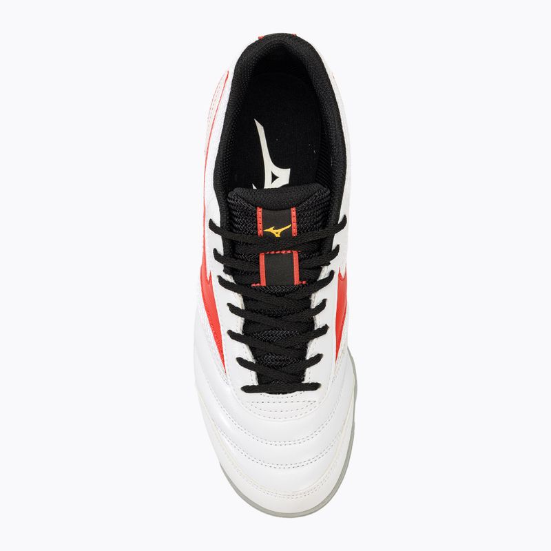 Buty piłkarskie dziecięce Mizuno MRL Sala Club TF Jr white/radiant red 5