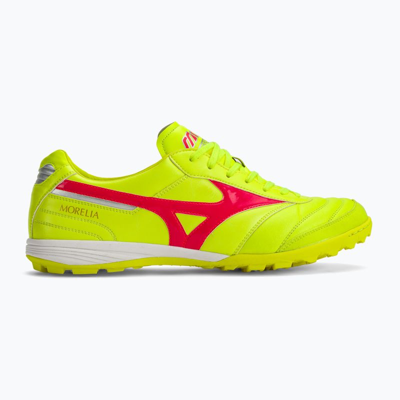 Buty piłkarskie Mizuno Morelia Sala Elite TF safety yellow/fiery coral 2/galaxy silver 2