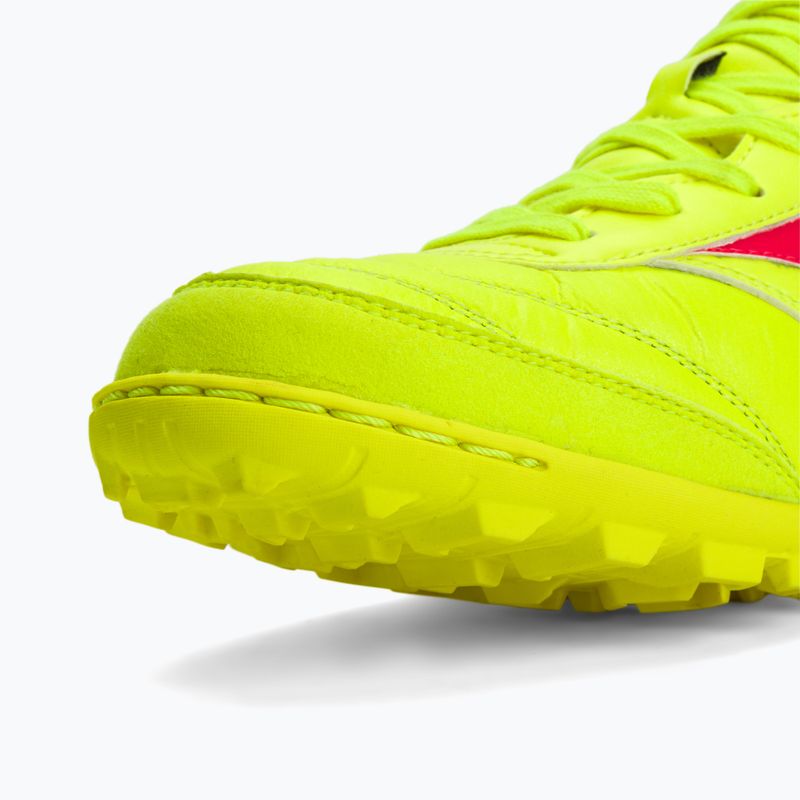 Buty piłkarskie Mizuno Morelia Sala Elite TF safety yellow/fiery coral 2/galaxy silver 9