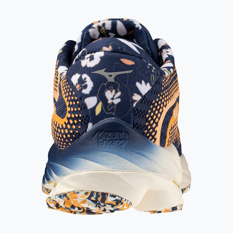 Buty do biegania damskie Mizuno Wave Rider 27 Roxy naval academy/ white/ peach fuzz 10
